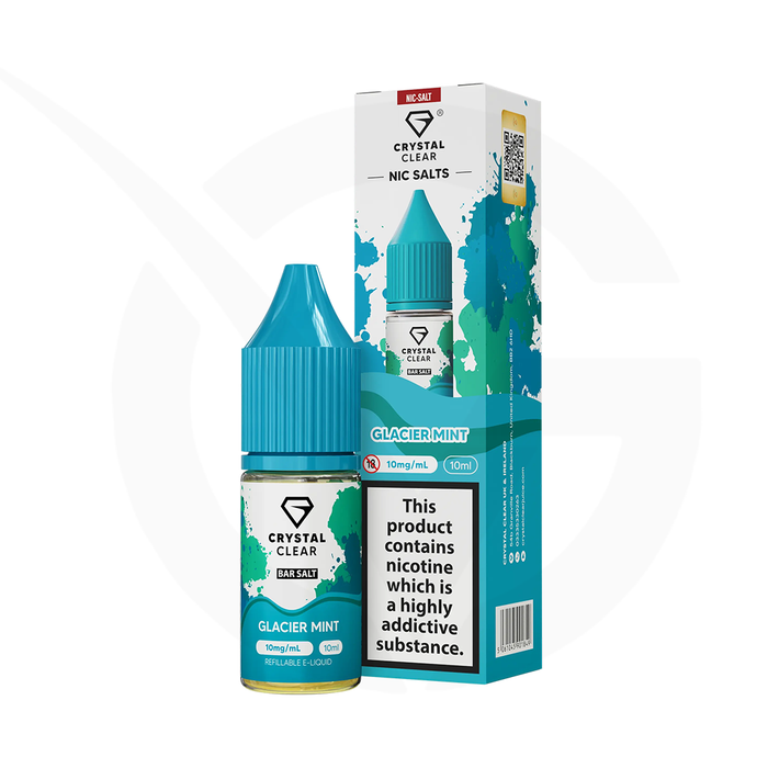 Glacier Mint Nic Salt E-Liquid By Crystal Clear