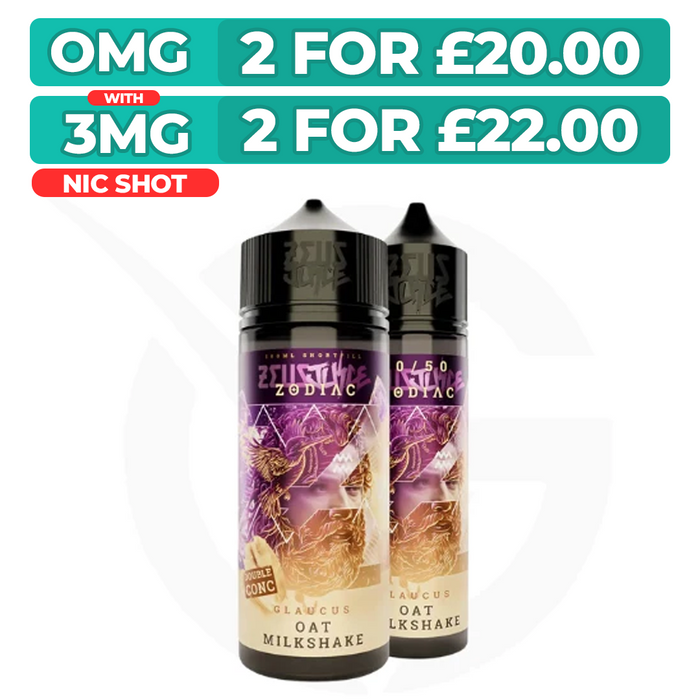 Glaucus 100ml Shortfill E-Liquid By Zeus Juice Zodiacs
