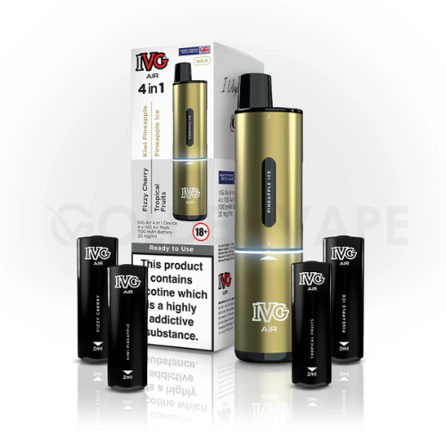 IVG Air 4 In 1 Rechargeable Pod Vape Kit | Any 3 for 25 IVG Air 4 In 1 Rechargeable Pod Vape Kit | Any 3 for 25