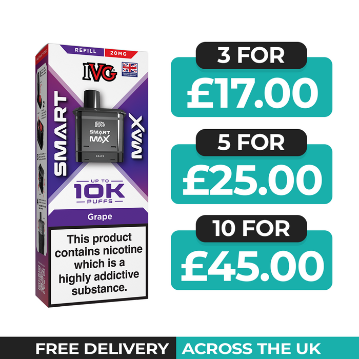 IVG Smart Max Grape Refill Pods