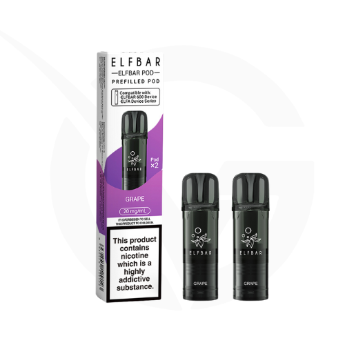Grape Prefilled Pods By Elf Bar 600
