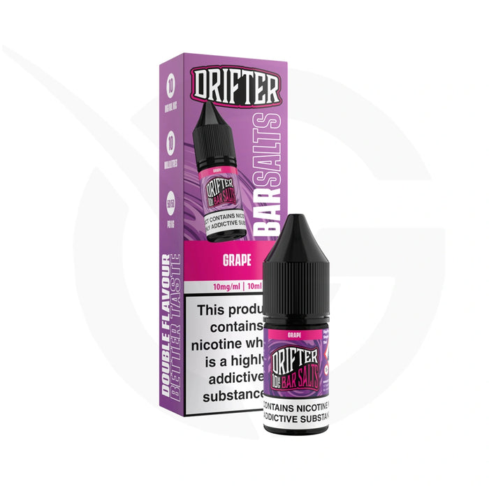 Grape 10ml Nic Salt E-Liquid By Drifter