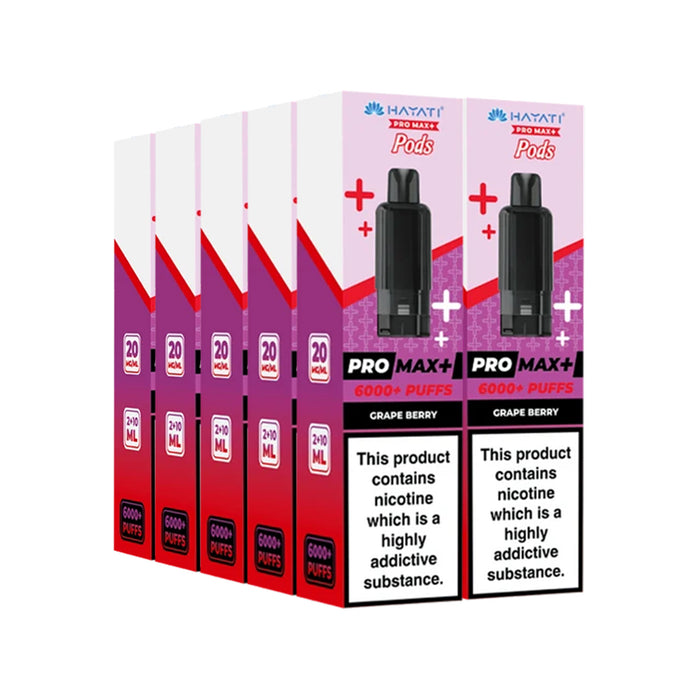 Hayati Pro Max Plus 6000 Pods - Bulk Buy Box of 5 & 10