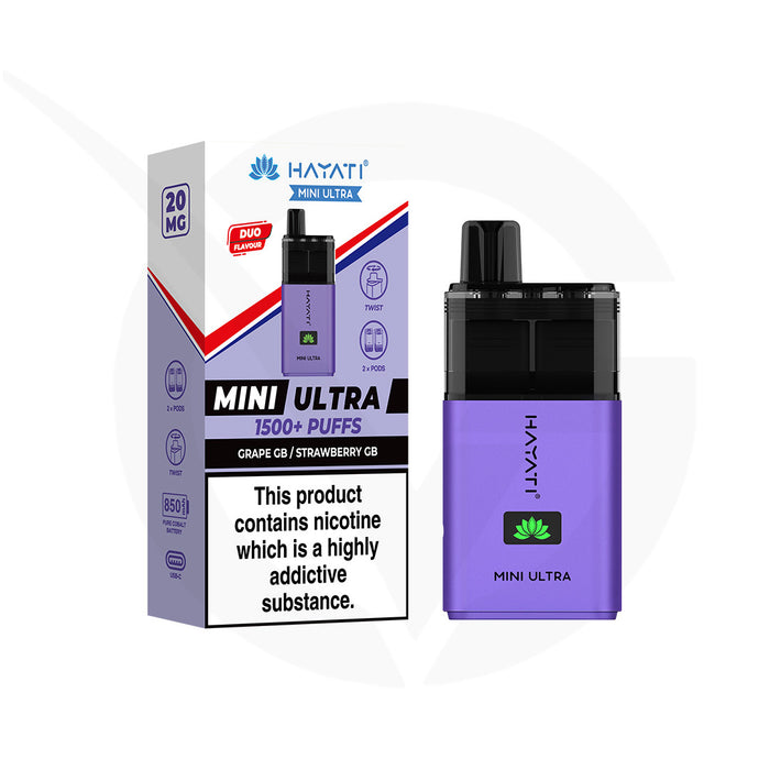 Hayati Mini Ultra 1500 Prefilled Pod Kit - Pack of 5
