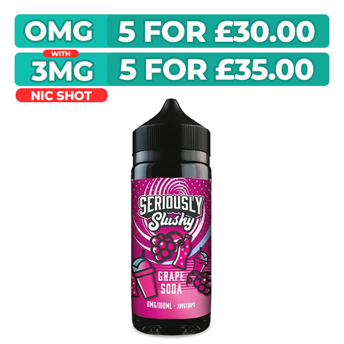 Doozy Seriously Slushy Grape Soda 100ml Shortfill E-Liquid