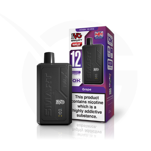 IVG Smart Max Prefilled Pod Vape Kit | 10,000 Puffs. IVG Smart Max Prefilled Pod Vape Kit | 10,000 Puffs.