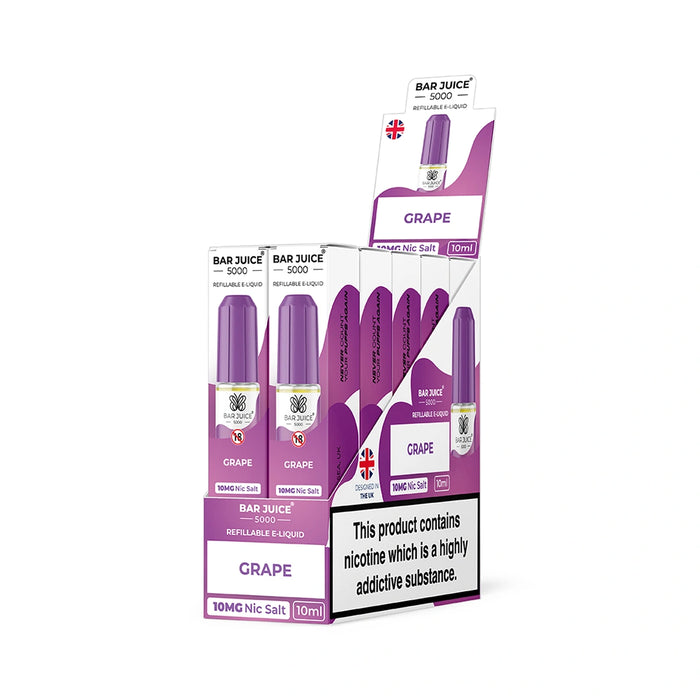 Bar Juice 5000 Nic Salts - Pack of 10 x 10ml