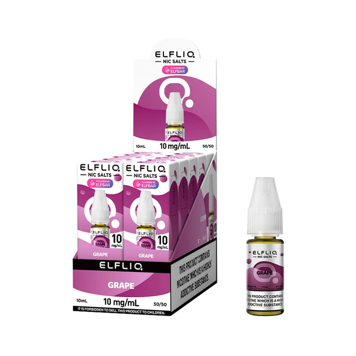 Elf bar Elfliq 10ml Nic Salt E-Liquids - Box of 10 Elf bar Elfliq 10ml Nic Salt E-Liquids - Box of 10