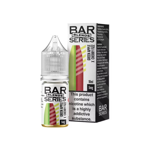 Green Apple X Cherry Fizz 10ml Nic Salt E-Liquid By Bar Series