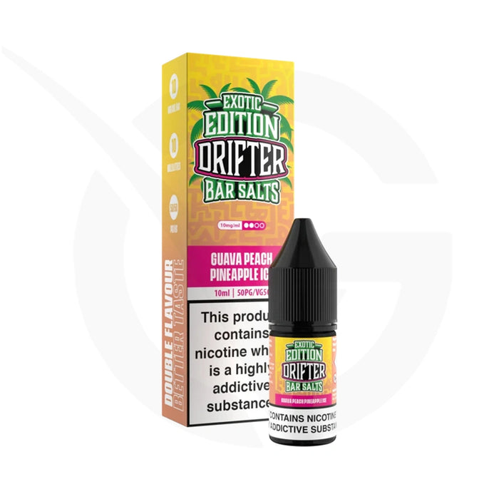 Drifter Exotics Guava Peach Pineapple Ice Nic Salt E-Liquid