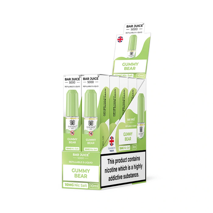 Bar Juice 5000 Nic Salts - Pack of 10 x 10ml