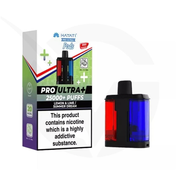 Hayati Pro Ultra Plus 25000 Lemon Lime & Summer Dream Refill Pods