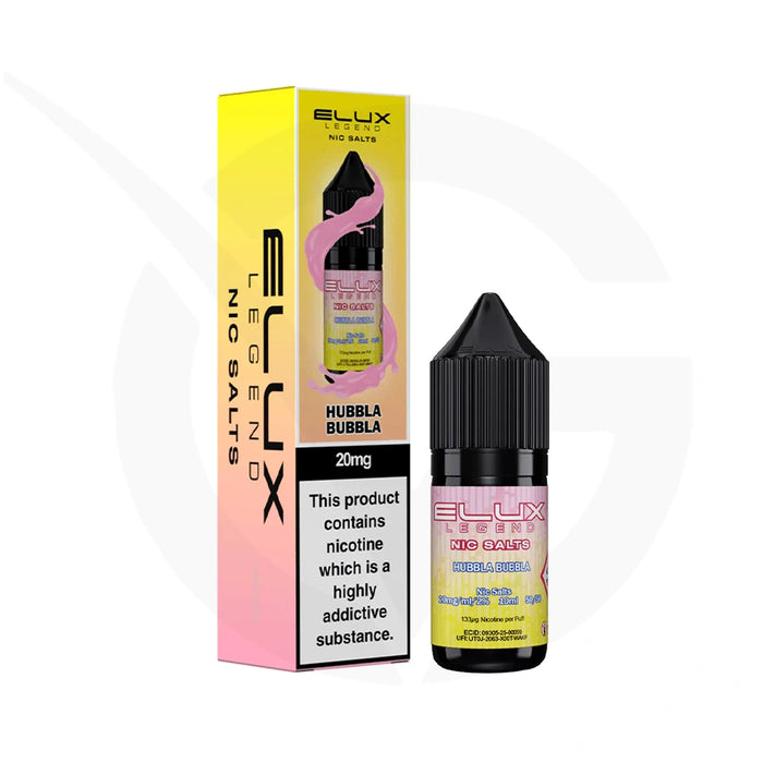 Hubbla Bubbla Nic Salt E-liquid by Elux Legend