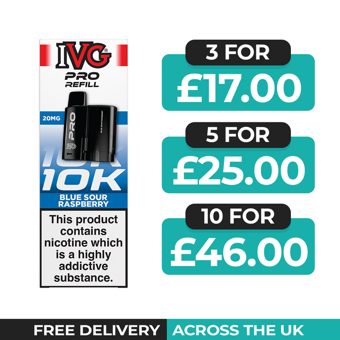 IVG Pro 12 Blue Sour Raspberry Refill Pods