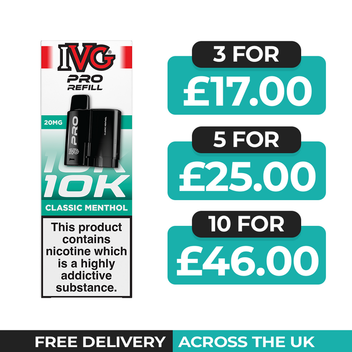 IVG Pro 12 Classic Menthol Refill Pods