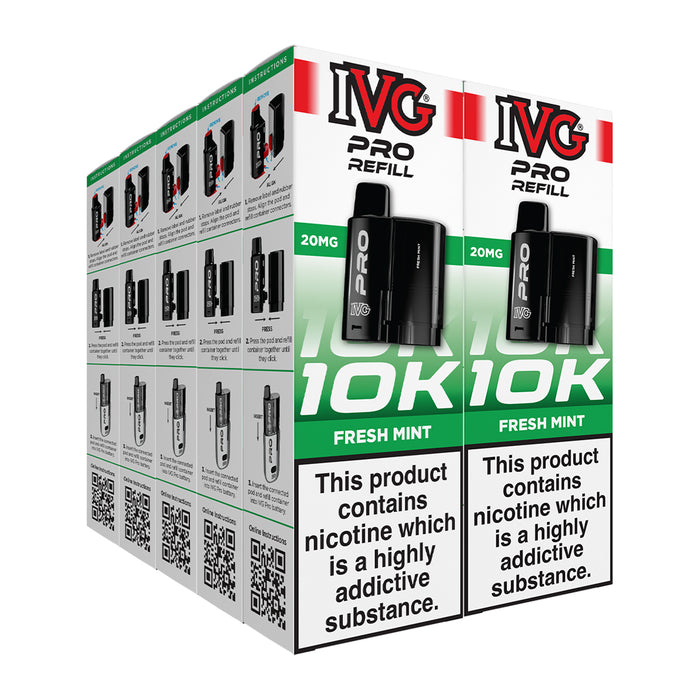 IVG Pro 12 Box of 5 & 10 Refill Pods