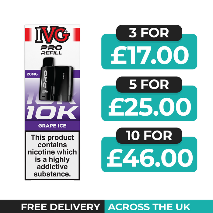 IVG Pro 12 Grape Ice Refill Pods