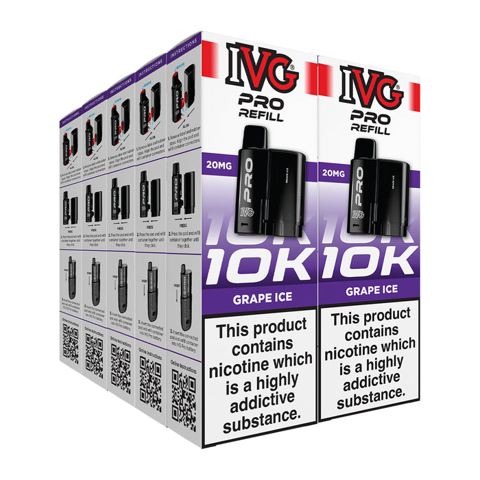 IVG Pro 12 Box of 5 & 10 Refill Pods
