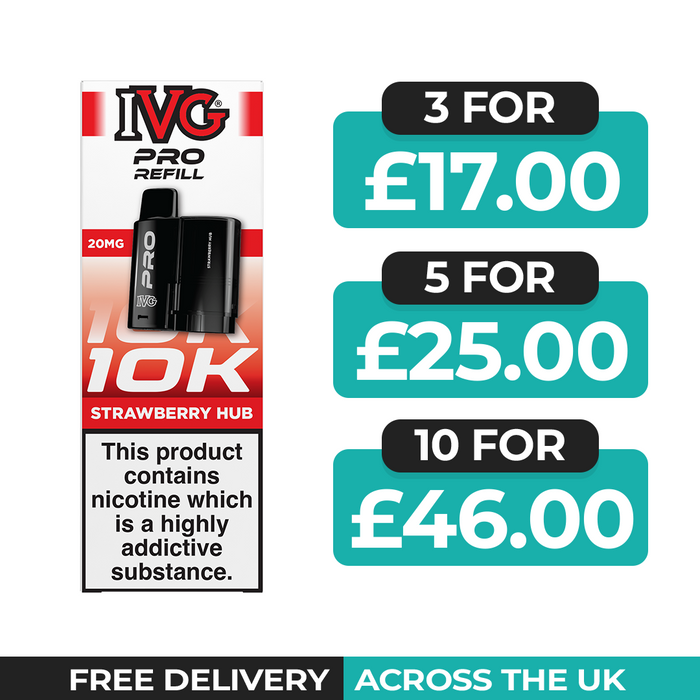 IVG Pro 12 Strawberry Hub Refill Pods