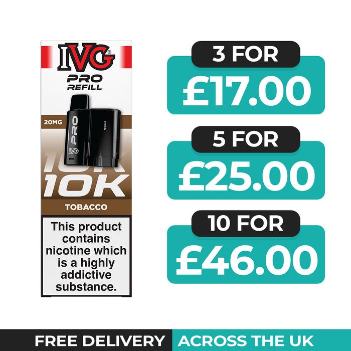 IVG Pro 12 Tobacco Refill Pods