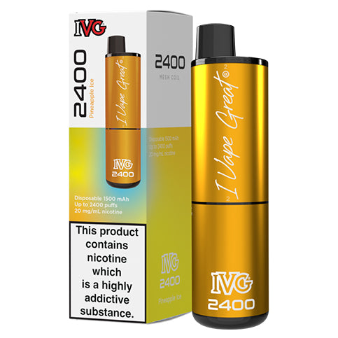 IVG 2400 Disposable Vape - Nic Salt 20mg