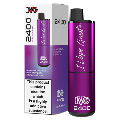 IVG 2400 Disposable Vape - Nic Salt 20mg