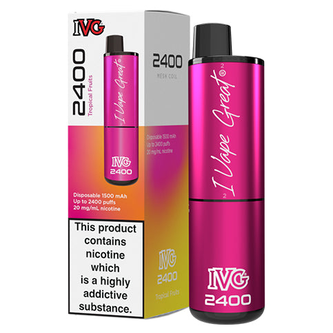 IVG 2400 Disposable Vape - Nic Salt 20mg