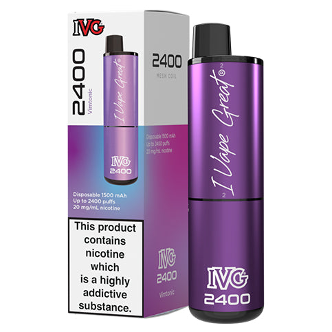 IVG 2400 Disposable Vape - Nic Salt 20mg