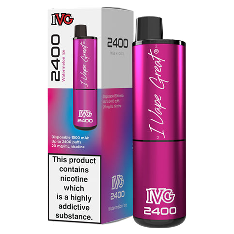 IVG 2400 Disposable Vape - Nic Salt 20mg