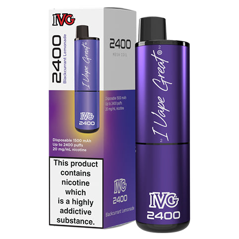 IVG 2400 Disposable Vape - Nic Salt 20mg