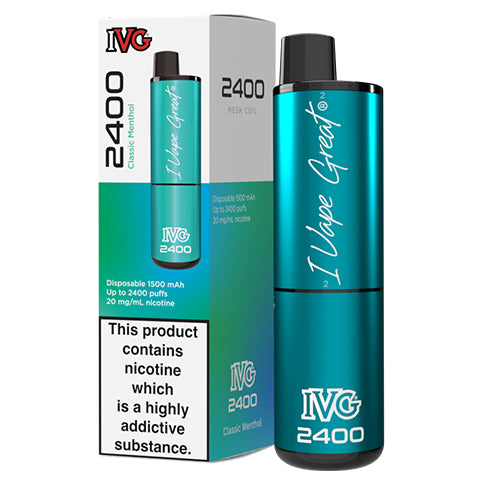 IVG 2400 Disposable Vape - Nic Salt 20mg