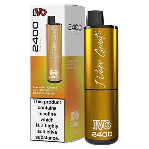 IVG 2400 Disposable Vape - Nic Salt 20mg