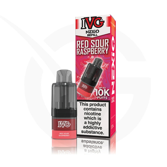 IVG Nexio Red Sour Raspberry Refill Pods