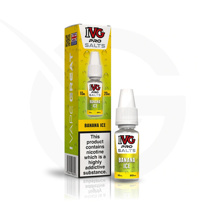 Banana Ice Nic Salt E-Liquid By IVG Pro Salts