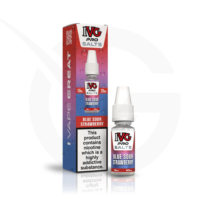 Blue Sour Strawberry Nic Salt E-Liquid By IVG Pro Salts