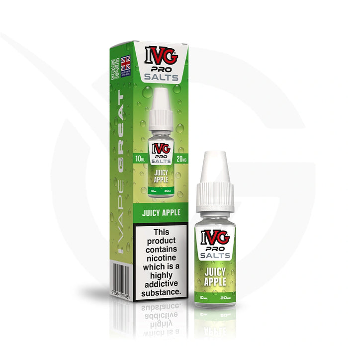 Juicy Apple Nic Salt E-Liquid By IVG Pro Salts