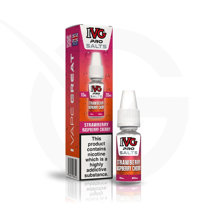 Strawberry Raspberry Cherry Nic Salt E-Liquid By IVG Pro Salts