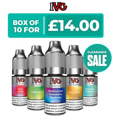 IVG Single Edition Nic Salt E-Liquid Pack of 10 x (10ml)
