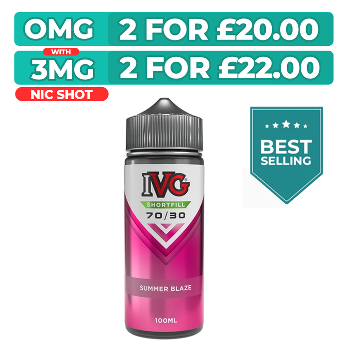 Summer Blaze 100ml Shortfill E-Liquid By IVG