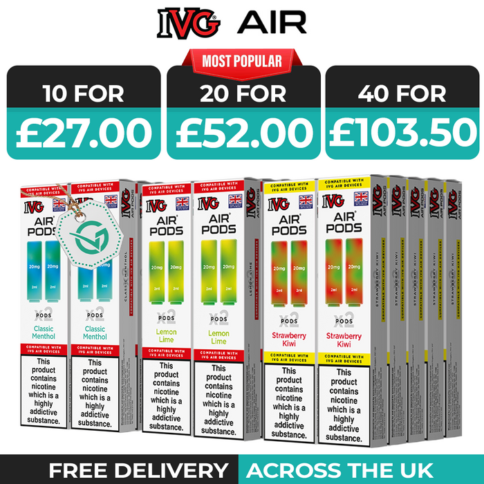 IVG Air Refill Pods Box of 10