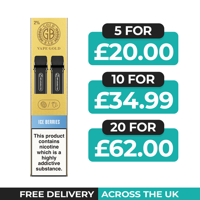 Gold Bar Reload Ice Berries Refill Pods