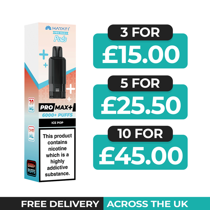 Hayati Pro Max Plus Ice Pop Refill Pods