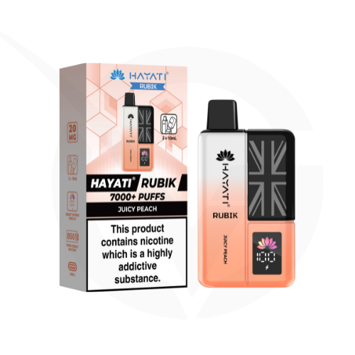 Hayati Rubik 7000 Puff 7k Prefilled Pod Kit Hayati Rubik 7000 Puff 7k Prefilled Pod Kit
