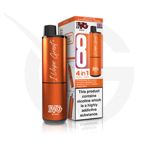 IVG 2400 Prefilled Vape Kit - Rechargeable & Reload Device IVG 2400 Prefilled Vape Kit - Rechargeable & Reload Device