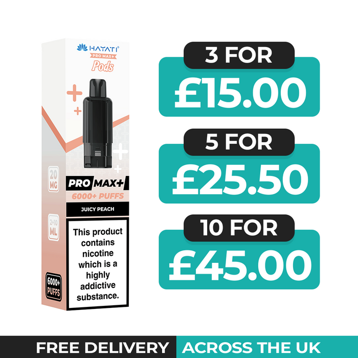 Hayati Pro Max Plus Juicy Peach Refill Pods