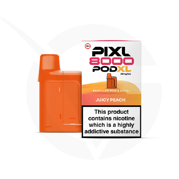 Juicy Peach Pixl 8000 Refill Pods