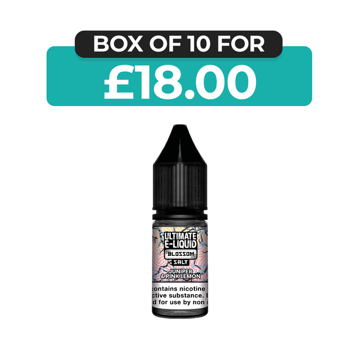 Juniper & Pink Lemon Blossom 10ml Nic Salt E-Liquid by Ultimate Juice