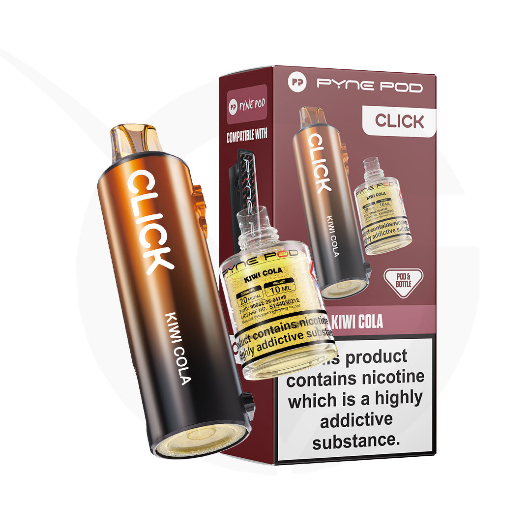 Kiwi Cola Pyne Pod Click Refill Pods | 5 for £22.99