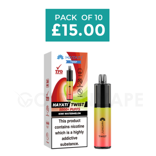 Hayati Twist 5000 5K Puffs Disposable Vape Kit