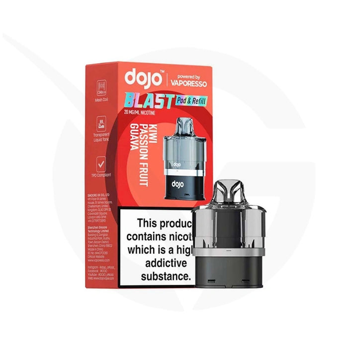 Kiwi Passion Fruit Guava Dojo Blast 6000 Refill Pack